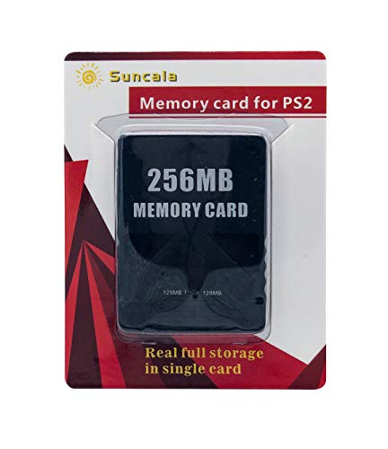 Book Cover Suncala 256MB Memory Card for Playstation 2, High Speed Memory Card for Sony PS2