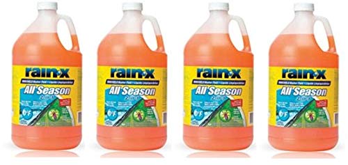 Book Cover RainX 5061320 Windshield Washer Fluid 1 Gallon (4 Pack)