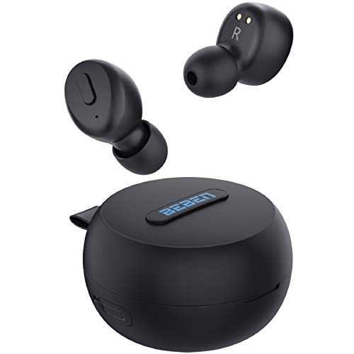 Book Cover True Wireless Earbuds, BEBEN 6H Continuous 30H Cyclic Playtime IP68 Waterproof 5.0 Wireless Bluetooth Earbuds with Wireless Charging Case, Binaural Stereo Earbuds with Mic and Volume Control