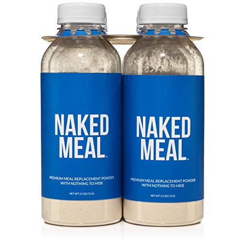 Book Cover NAKED Meal - Protein Shakes Ready To Drink - Meal Replacement Shakes For Weight Loss or Workout Recovery - Low Carb, No Soy, GMO or Gluten - Pre & Probiotics - 6 Bottles