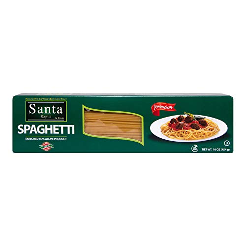 Book Cover Santa Sophia Pasta – Spaghetti, 16 Ounce (Pack of 8)