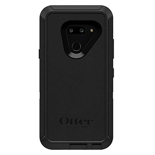 Book Cover OtterBox Defender Series Case for LG G8 THINQ - Retail Packaging - Black
