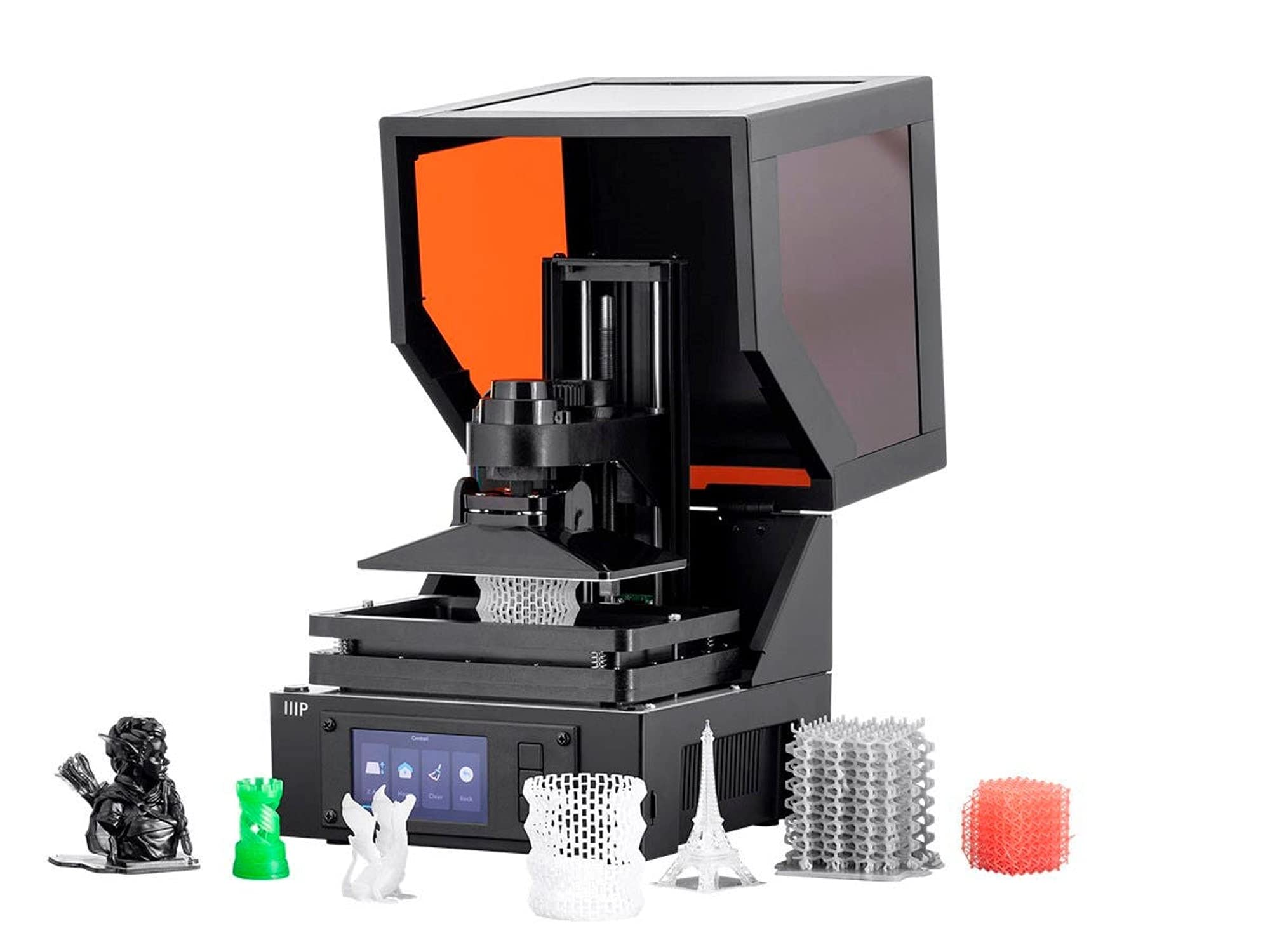 Book Cover Monoprice Mini SLA LCD Resin 3D Printer (Updated Version) Build Area 118 x 65 x 110 mm, High Resolution, Auto Leveling, Wi-Fi Web UI, 2K LCD Curing Screen
