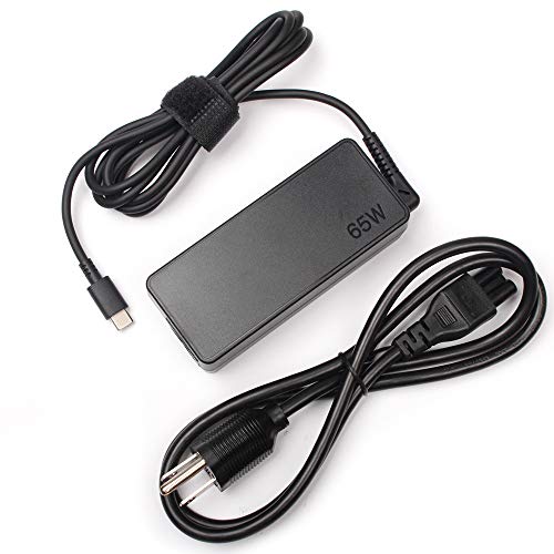 Book Cover MELARQT 65W USB-C Power Supply Charger for 65W Power Adapter Supply for ThinkPad p52s t480 t480s t580 t580p p53s t590 t490s t490 t495 t495s X1 Carbon 6th Gen Yoga 920 C930 730-13IKB