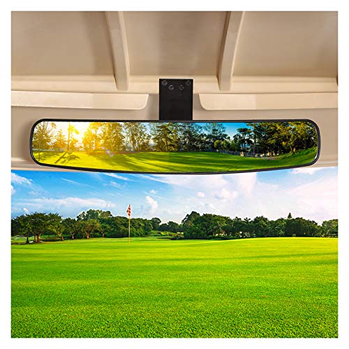 Book Cover 10L0L Newest Wide Rear View Convex Golf Cart Mirror for EZ Go, Club Car, Yamaha