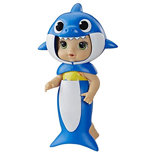 Book Cover Baby Alive, Baby Shark Brown Hair Doll, with Tail and Hood, Inspired by Hit Song and Dance, Waterplay Toy for Kids Ages 3 Years Old and Up (Amazon Exclusive)