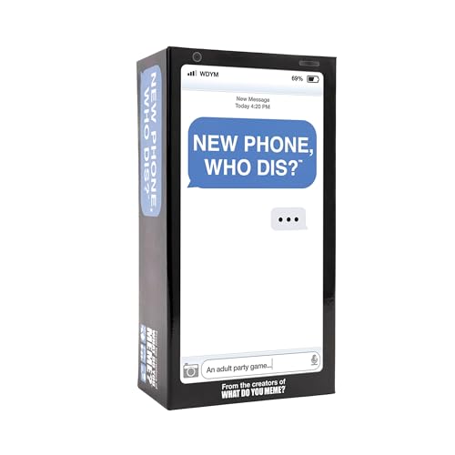 Book Cover New Phone, Who Dis? - The 100% Offline Text Messaging Party Game - by What Do You Meme?