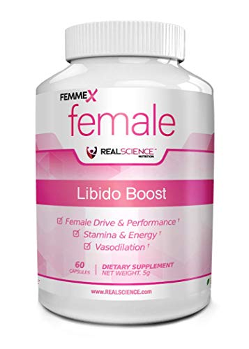 Book Cover FemmeX Libido Enhancer for Women | Female Libido Supplement Capsules for Drive, Performance, Strength, Stamina, Energy, and Improved Sleep | Grape Flavor - 60 Capsules