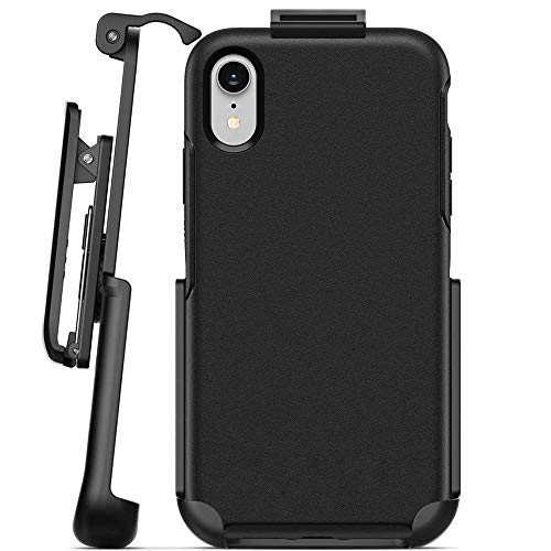 Book Cover Encased Belt Clip for Otterbox Symmetry Series - Apple iPhone XR (Holster only - case is not Included)