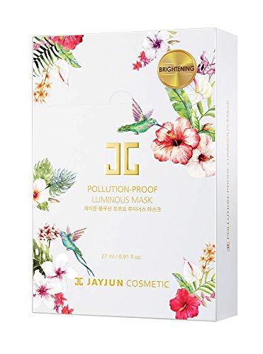 Book Cover JAYJUN Pollution-Proof Mask, Luminous, Pack of 10 Sheets, 0.91 fl. oz, 27ml, Brightening, Sheet Mask