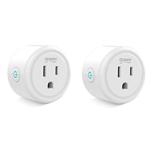 Book Cover Smart Plug Gosund Wifi Outlet Work with Alexa & Google Assistant, Mini Socket with Timer Surge Protector Function, FCC ETL Certification(2 Packï¼‰