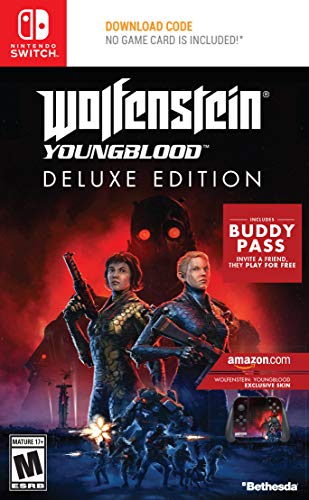 Book Cover Wolfenstein: Youngblood - Nintendo Switch Deluxe Edition [Amazon Exclusive Bonus]
