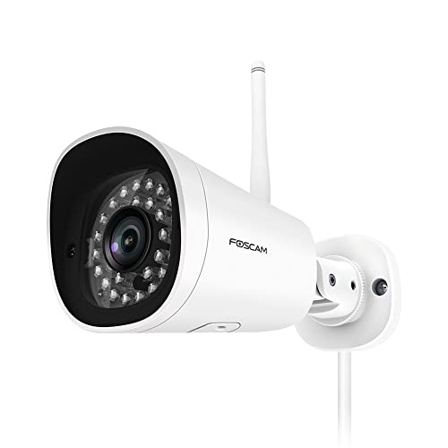 Book Cover FOSCAM Outdoor Security Camera,G2 1080P 25FPS WiFi Security Camera, Alexa Compatible, AI & Motion Detection, Free Cloud Service Included, 65ft Night Vision with 30 IR LEDs, IP66 Weatherproof,White