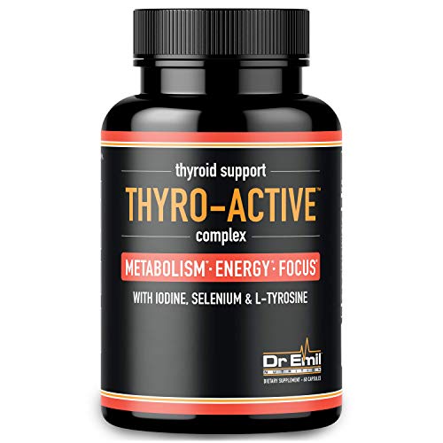 Book Cover Dr Emil - Thyroid Support Supplement with Iodine - Metabolism, Energy, Focus and Mental Clarity - Doctor Formulated Complex for Hypothyroidism (Under-Active Thyroid)