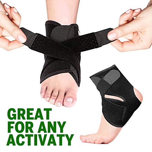 Book Cover Sharmiz Ankle Brace,Ankle Support, Ankle Protection from Strain in Fitness Equipment,Running Exercise,Hiking Camp,Ping Pong,Badminton for Men & Women,Sold as Single UnitÂ 