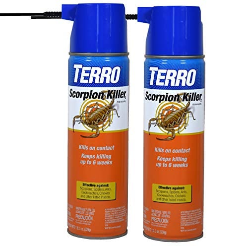 Book Cover TERRO T2101SR Scorpion Killer Spray-, White Count of 2 (Pack of 1)