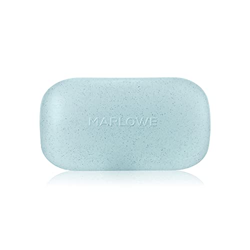 Book Cover MARLOWE. No. 107 Men's Facial Scrub Soap 3.5 oz | Best Face Exfoliating Bar for Men | Made with Jojoba, Shea Butter, Willow Bark Extracts | Natural Ingredients | Fresh Scent