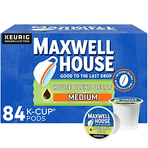 Book Cover Maxwell House Decaf House Blend Keurig K Cup Coffee Pods (84 Count)