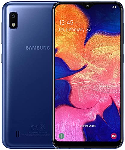 Book Cover SAMSUNG Galaxy A10 A105M 32GB Duos GSM Unlocked Phone w/ 13MP Camera - Blue