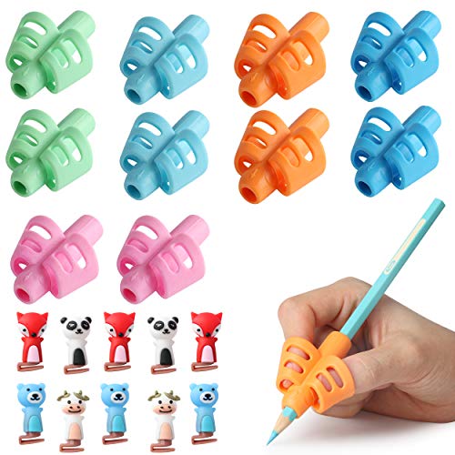 Book Cover Mr. Pen- Pencil Grips for Kids Handwriting, Pencil Grips, Pack of 10, Pencil Grip, Kids Pencils Grip, School Supplies, Grip Pencils for Kids, School Supplies for Kids, Pencil Holder for Kids, Pen Grip