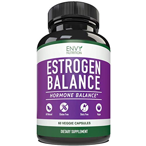 Book Cover Estrogen Balance with DIM for Women - Menopause Relief, Estrogen Blocker and Hormonal Acne Treatment: Plus BioPerine 5mg, 60 Day Supply