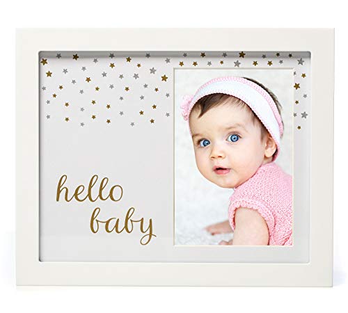 Book Cover 1Dino Hello Baby Keepsake Picture Frame - Delux 11