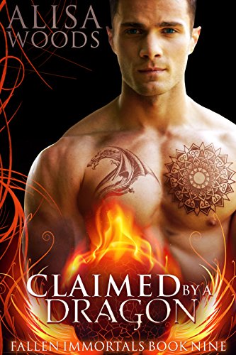 Book Cover Claimed by a Dragon (Fallen Immortals 9) - Paranormal Fairytale Romance
