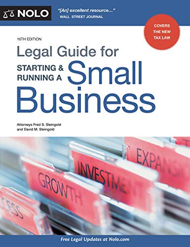 Book Cover Legal Guide for Starting & Running a Small Business