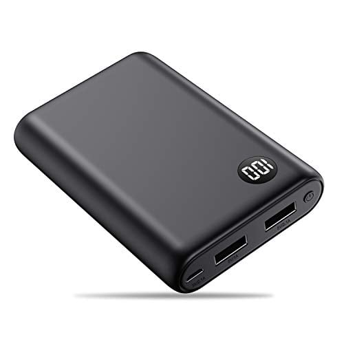 Book Cover Portable Charger Power Bank [13800mAh],Trswyop External Battery Pack Portable Phone Charger with Digital LCD Display Ultra Compact High-Speed Charging Power for Smart Phone,Android Phone,Tablet