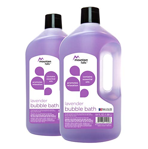 Book Cover Mountain Falls Bubble Bath, Lavender, 64 fluid ounce (Pack of 2)