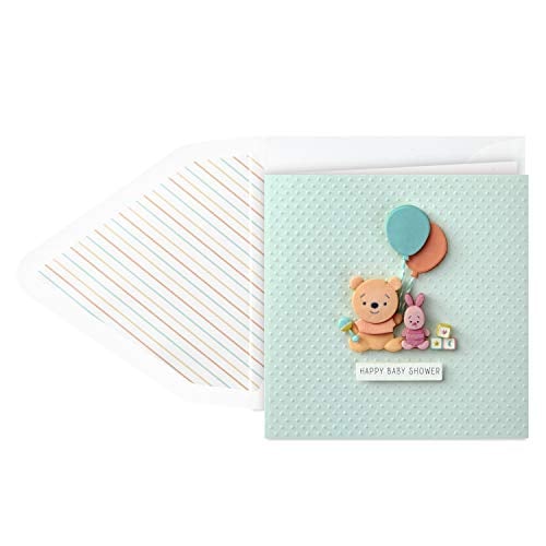 Book Cover Hallmark Signature New Baby Greeting Card, Winnie the Pooh and Piglet