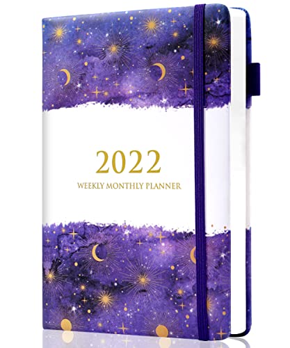 Book Cover 2023 Planner Academic Weekly & Monthly Planner for Moms &Teachers Daily Planner Faux Leather Hardcover Planner with Stickers