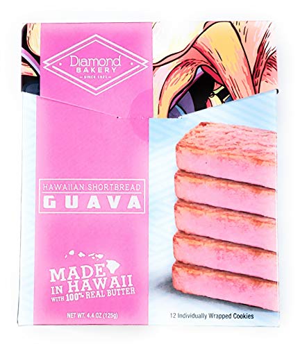 Book Cover Diamond Bakery Hawaiian Shortbread Guava Cookies 4.4 oz