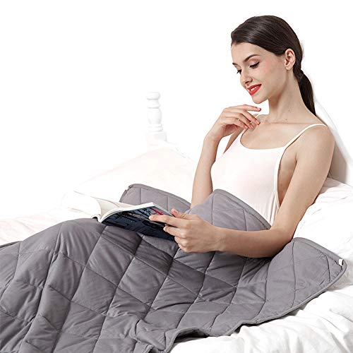 Book Cover FAMTOP Cozy Weighted Blanket (15 lbs,48