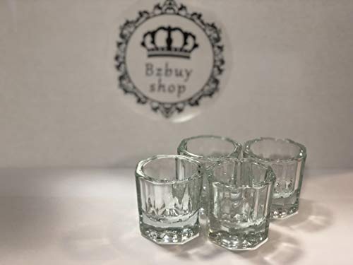 Book Cover Bzbuy 4 Nail Art Acrylic Liquid Powder Dappen Dish Glass Crystal Cup Glassware Tools