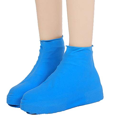 Book Cover Silicone Show Covers, Waterproof Shoe Covers, Reusable Silicone Boot and Shoe Covers for Men Women Silicone Rubber Shoe Protectors for Indoor and Outdoor Protection (Large US 7.5-11)