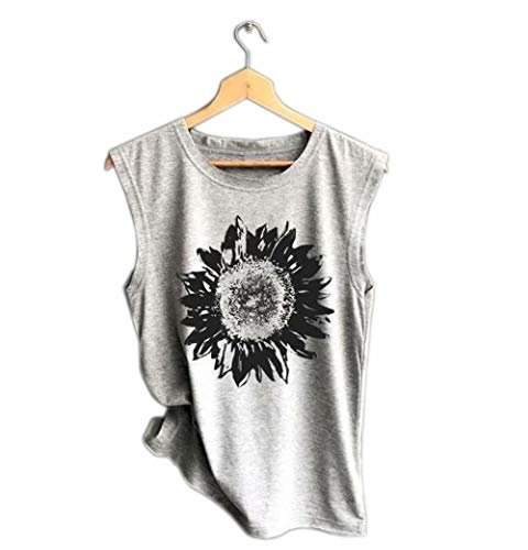 Book Cover Pukemark Women's Tops Cute Graphic Letter Print Summer Casual Cotton T-Shirt Sunflower Short Sleeve Round Neck Tees