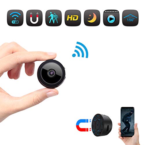 Book Cover Spy Camera, Wireless Hidden HD 1080P Mini Portable Home Security Battery Powered Covert Nanny Cam, Small Indoor WiFi Video Recorder- Motion Activated/Night Vision Remote Monitor Phone App