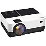 Book Cover GEARGO Video Projector 2019 Upgraded 2800 Lumens 1080P Supported HD LCD LED Compatible with Phone PS4 Xbox HDMI USB SD Home Theater Outdoor Movie Night