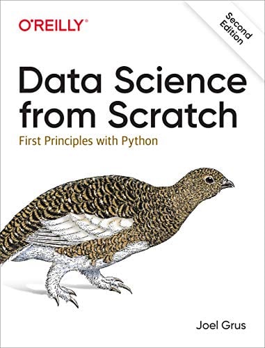 Book Cover Data Science from Scratch: First Principles with Python