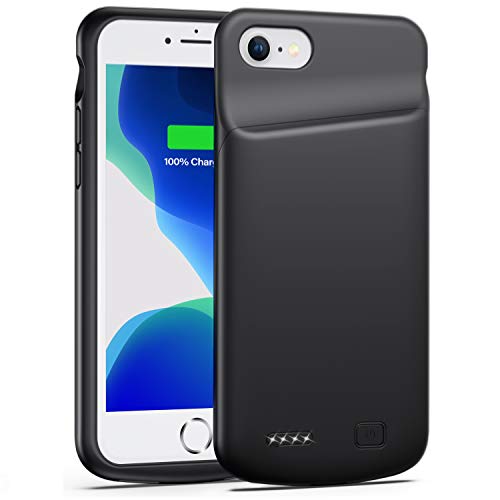 Book Cover Smiphee Battery Case for iPhone 6 6s, 4500mAh Portable Protective Charging Case Compatible with iPhone 6 6s(4.7 inch) Extended Battery Charger Case (Black)