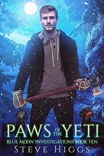 Book Cover Paws of the Yeti: Blue Moon Investigations Book 10 - A Snarky Paranormal Detective Mystery