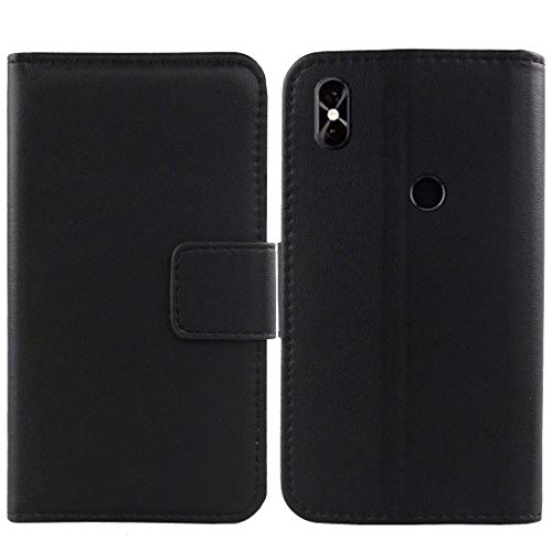 Book Cover Golden Sheeps Flip Case Compatible with BLU Advance 5.2 HD/BLU Advance 5.2 Luxury Design Magnetic Leather Wallet Pouch Cover Case Card Holder with a Viewing Stand (Black)