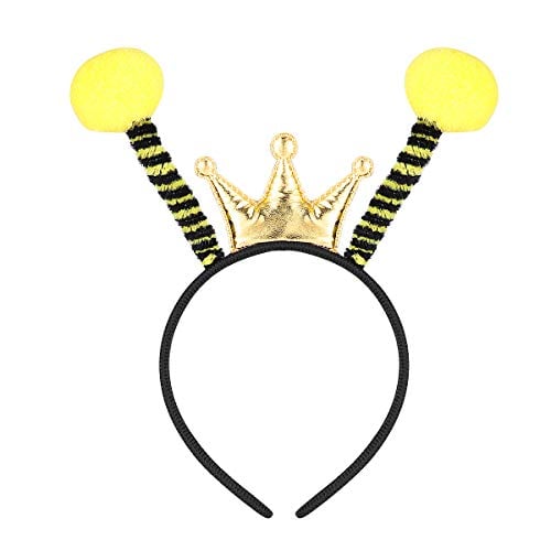 Book Cover Amosfun Party Head Bopper Antenna Headband Bee Ant Fly Ladybug Hair Band Kids Adults Party Favors Gift (Black)