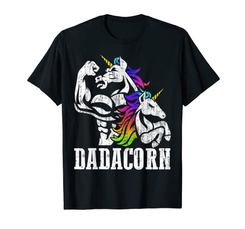 Book Cover Dadacorn Fathers Day Gift for Dad of Unicorn Daughter T-Shirt