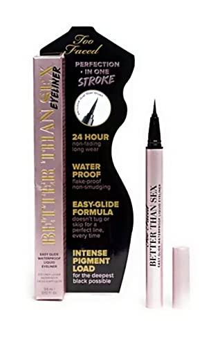 Book Cover Too Faced Better Than Sex Easy Glide Waterproof Liquid Eyeliner Black