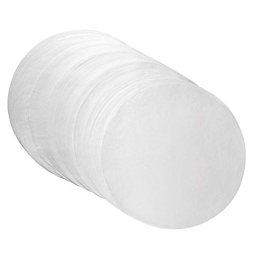 Book Cover Parchment Paper Baking Circles 8 Inch Diameter, Baking Paper Liners for Baking Cakes, Cooking, Dutch Oven, Air Fryer, Cheesecakes, Tortilla Press (8inch-100Pcs)