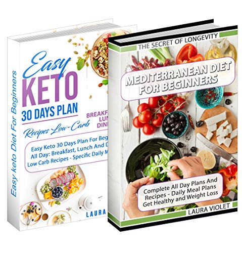 Book Cover Keto Mediterranean Diet: The Secret Of Longevity: Includes 2 Manuscripts - Easy Keto Diet For Beginners - Mediterranean Diet For Beginners