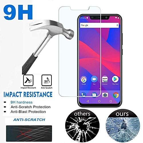 Book Cover Golden Sheeps Tempered Glass Screen Protector Compatible for BLU R2 Plus 2019-6.2” HD High Definition/Scratch Resistant Bubble Free Tempered Glass LCD HD Screen Protector Guard Film - Retail Packaging