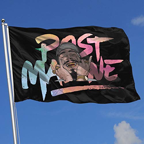 Book Cover BSYHGLE TSEGF Post Malone Holiday Yard Flag Banner Home Decoration Garden Flag Indoor Outdoor Decor 3x5 Foot